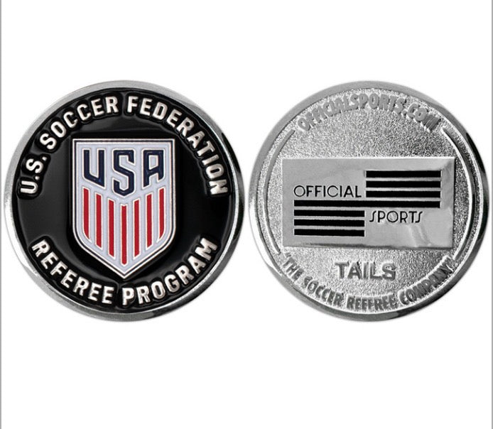 US Soccer Silver Flip Coin
