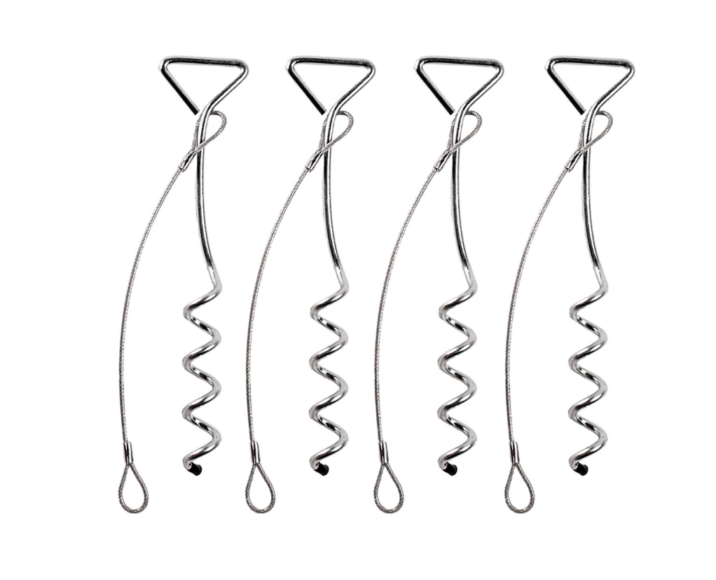 Portable Auger Anchors - Set of 4
