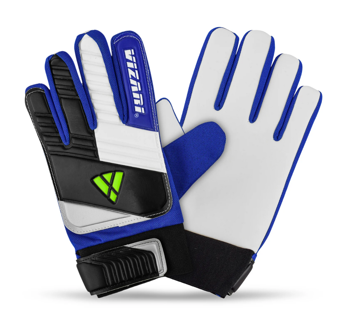 Vizari Junior Keeper Gloves Blue/White/Black