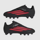 Junior F50 Club Velcro FxG (Core Black/Lucid Red)