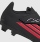 Junior F50 Club Velcro FxG (Core Black/Lucid Red)