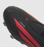 Junior F50 Club Velcro FxG (Core Black/Lucid Red)
