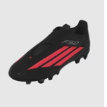 Junior F50 Club Velcro FxG (Core Black/Lucid Red)