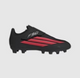 Junior F50 Club Velcro FxG (Core Black/Lucid Red)