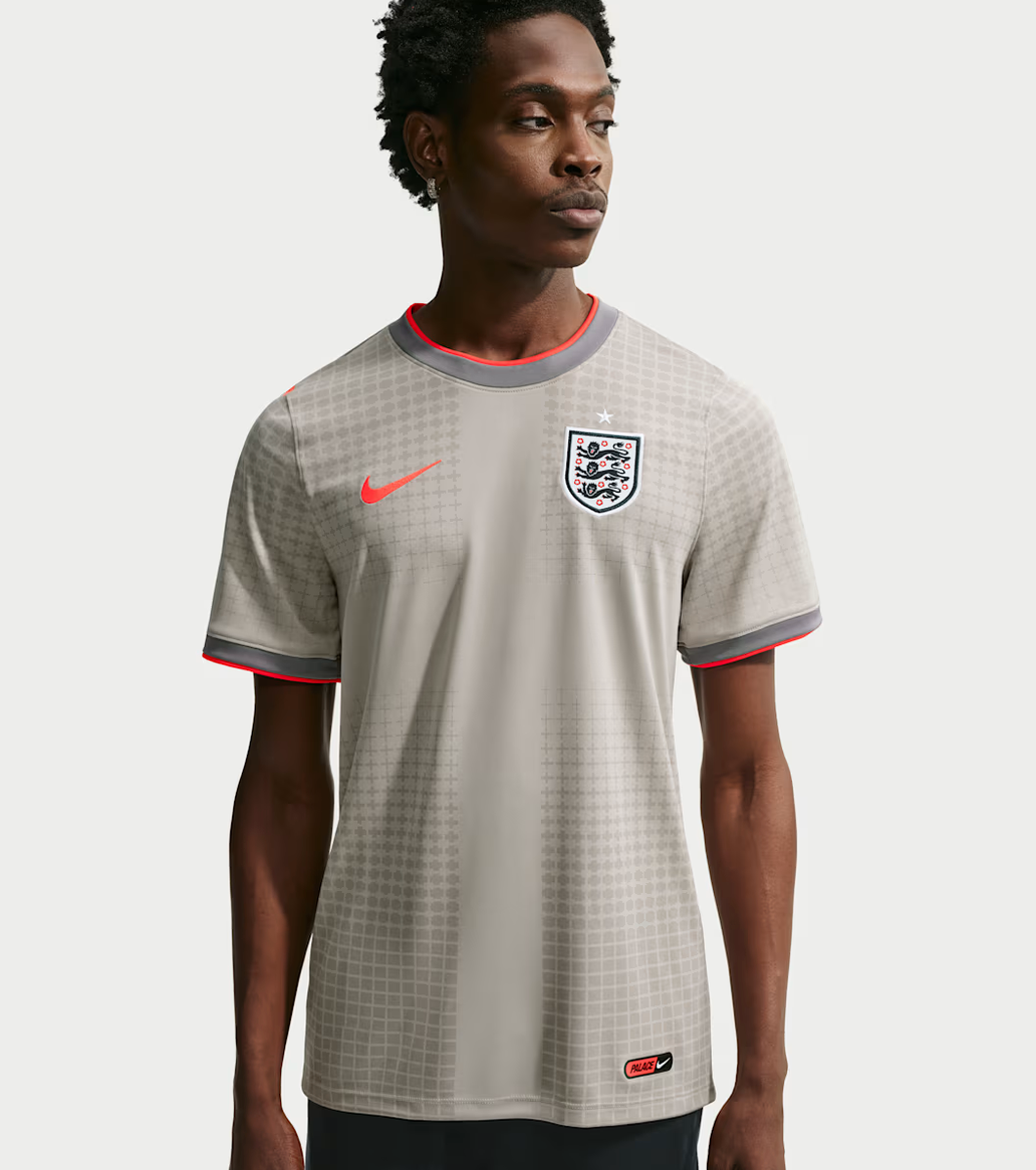 England x Palace Men's Academy Pro Short-Sleeve Soccer Top