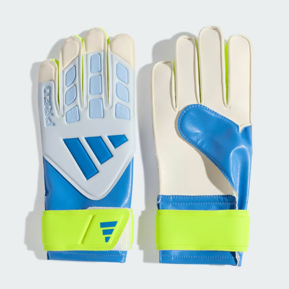 Junior Predator Training Gloves [Ray Blue / Lucid Lemon]
