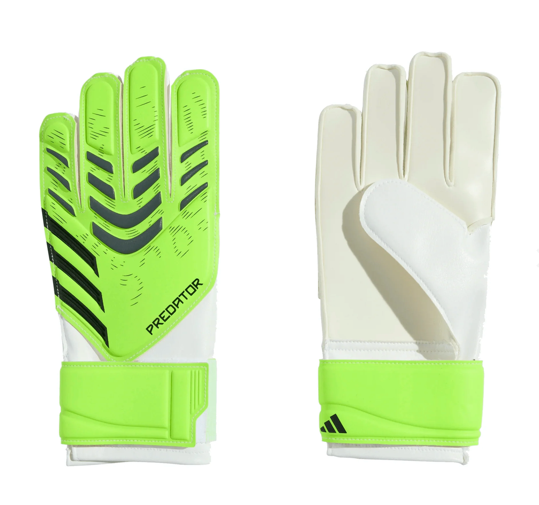 Junior Predator Training Goalkeeper Gloves [Lucid Lemon/White]